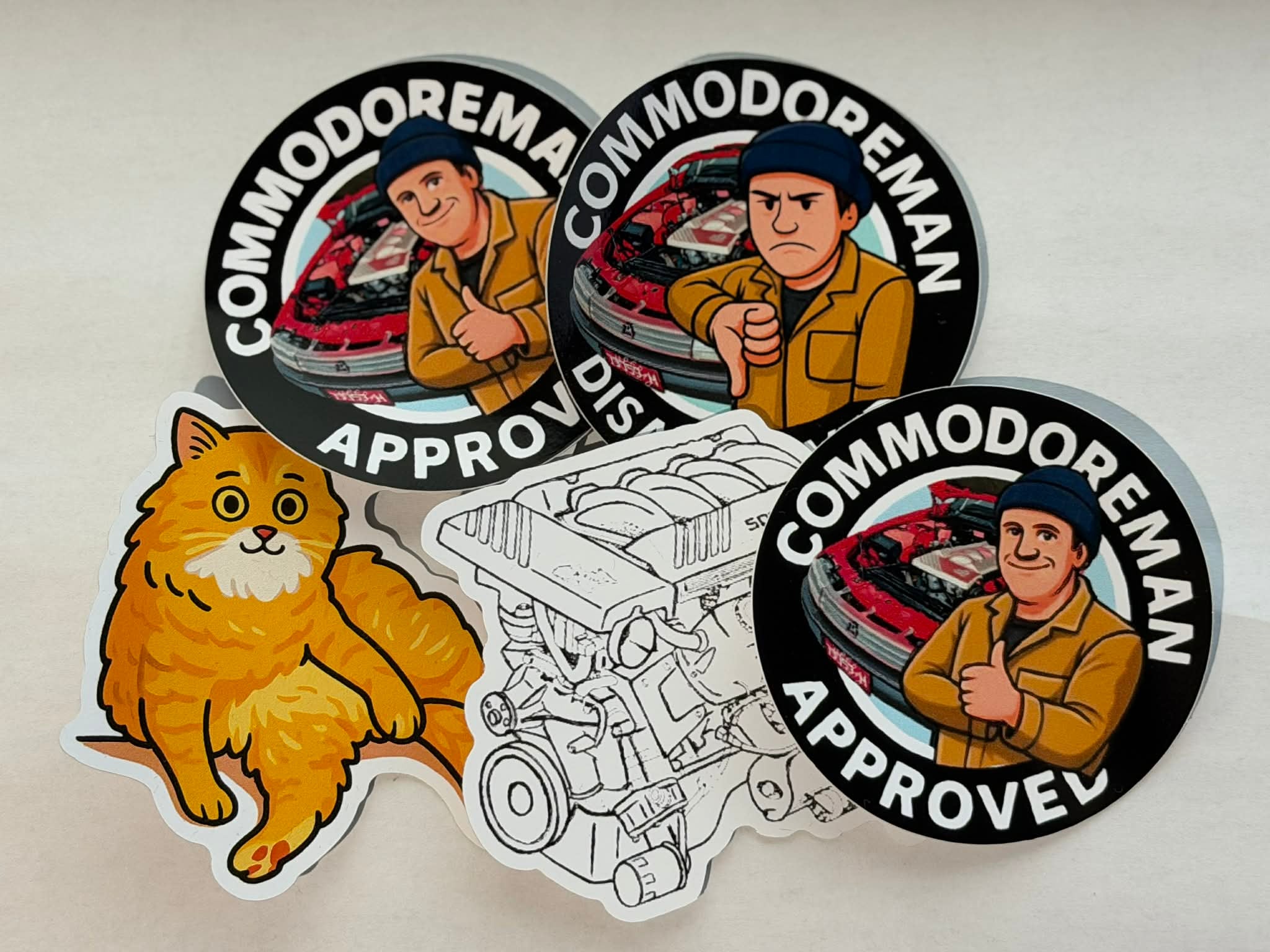 5-Sticker Bundle Pack! – CommodoreMan HQ